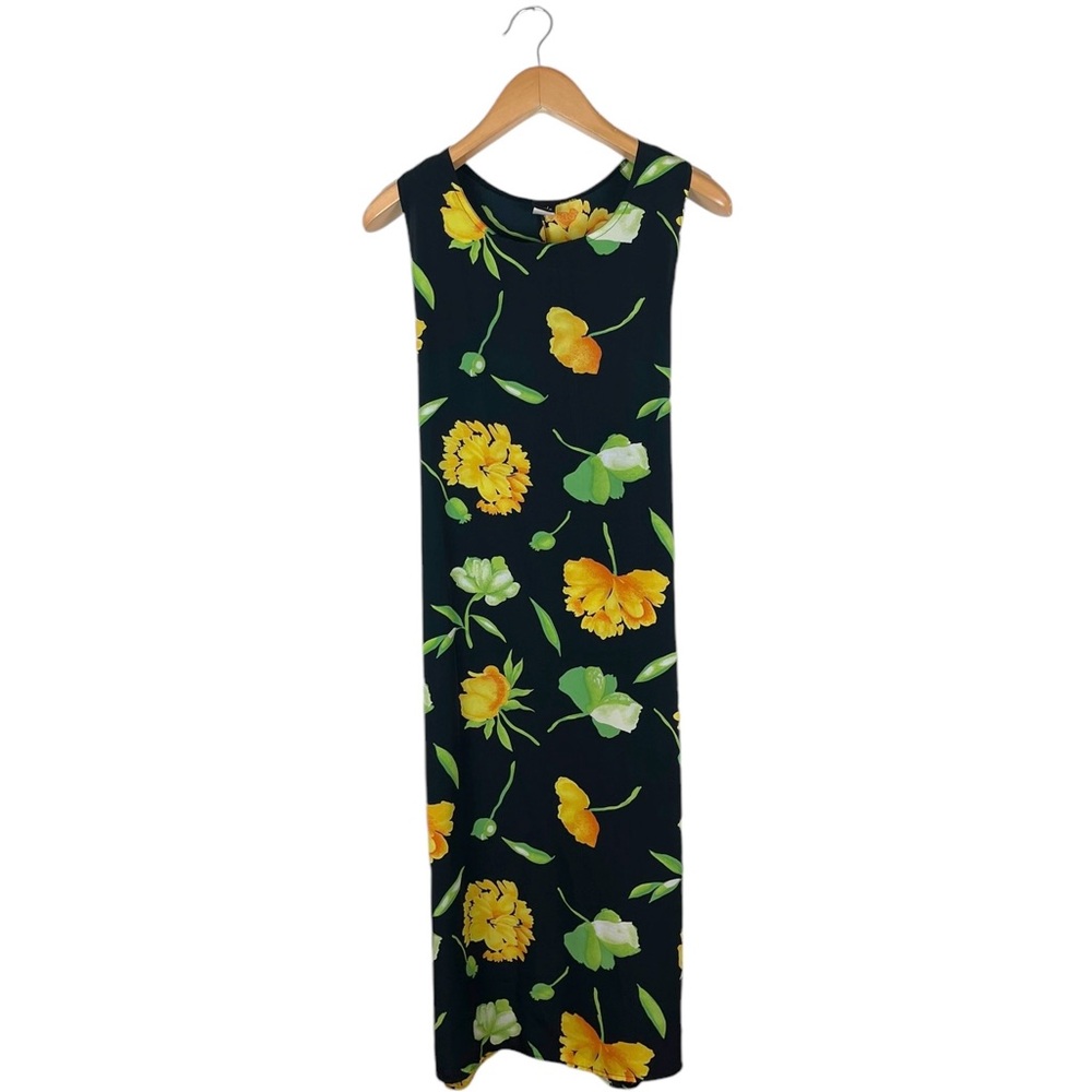 Vintage Y2K Daily Wear Women’s Size Small Yellow Floral Cottagecore Grunge Dress - Picture 1 of 11